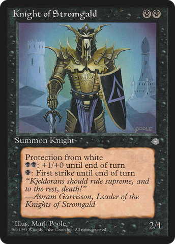 Knight of Stromgald (ICE-)  - Ice Age