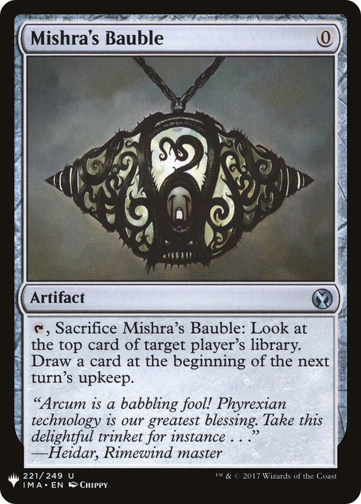Mishra's Bauble (LIST-221)  - The List
