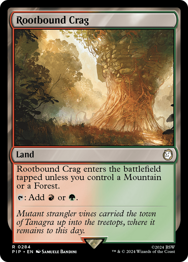 Rootbound Crag (PIP-284)  Foil - Fallout