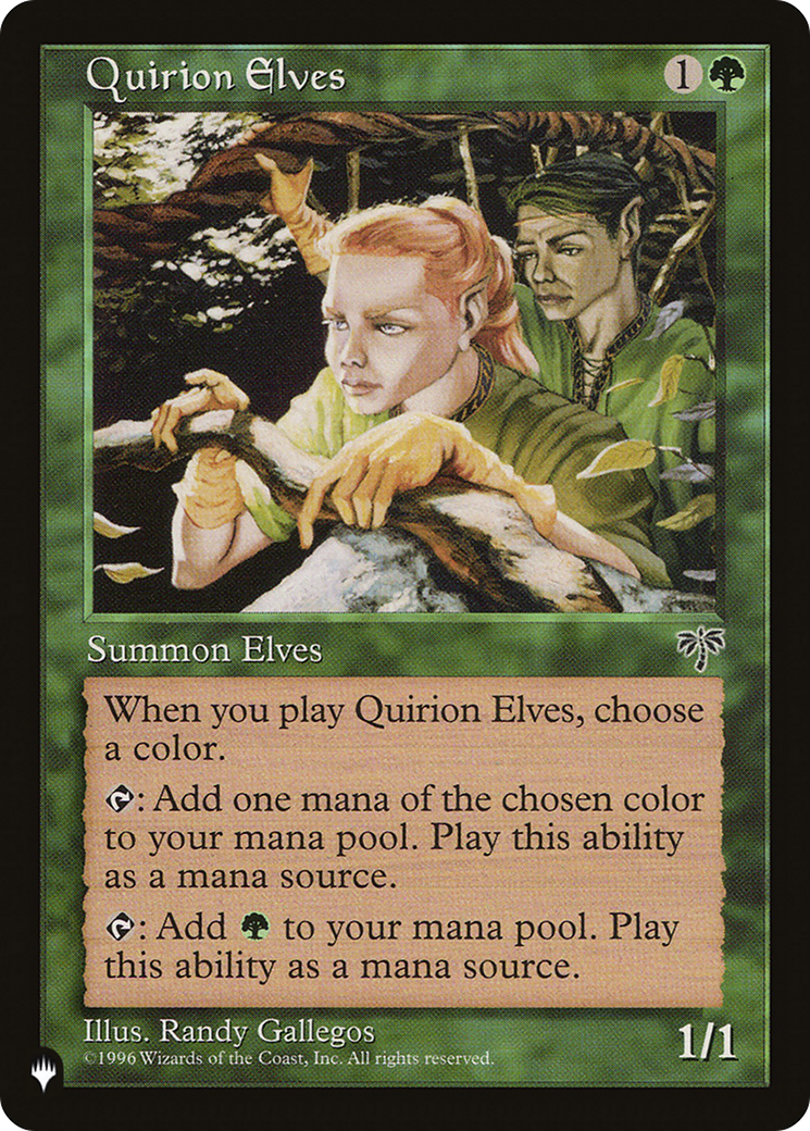Quirion Elves (LIST-MIR-234)  - The List