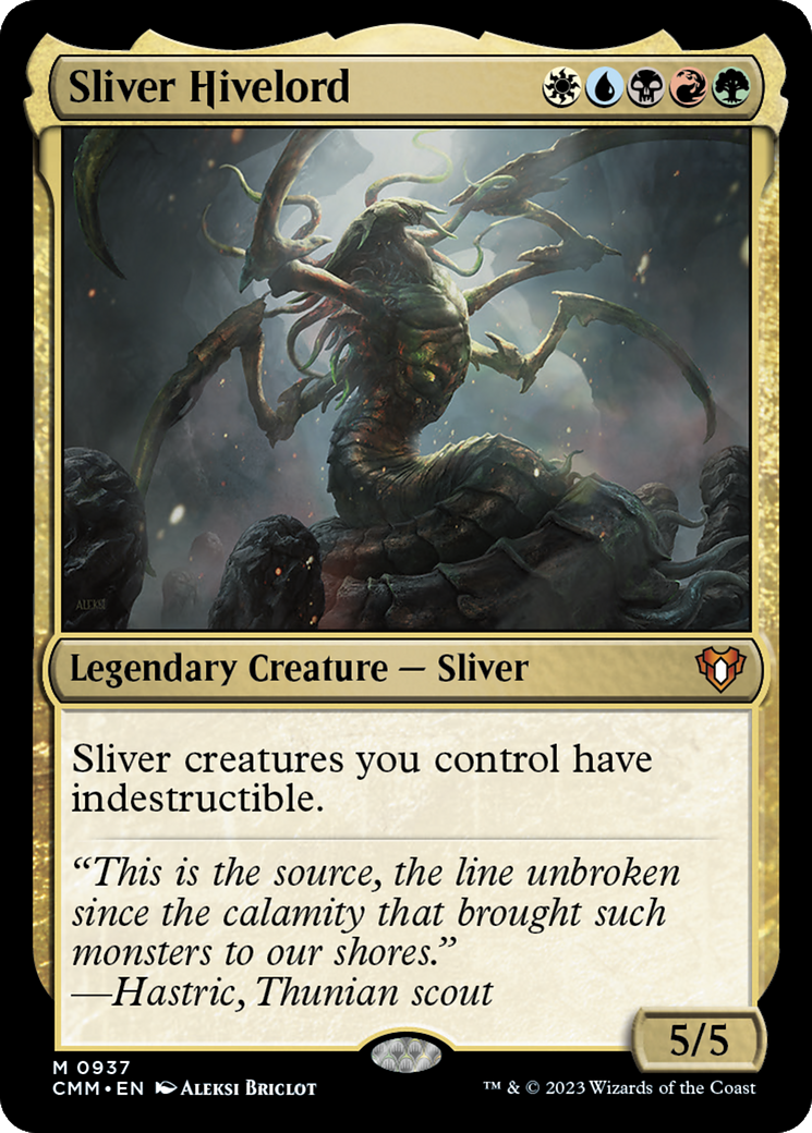 Sliver Hivelord (CMM-937)  - Commander Masters