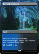 Darkslick Shores (Borderless) (ONE-372)  - Phyrexia: All Will Be One