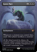 Grave Pact (Borderless) (CMM-639)  Foil - Commander Masters