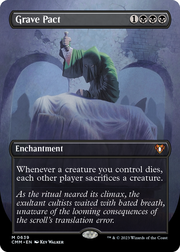 Grave Pact (Borderless) (CMM-639)  - Commander Masters