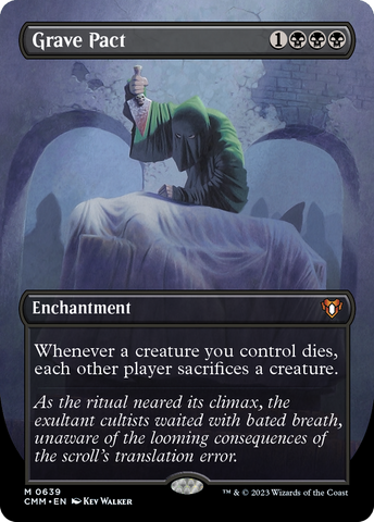 Grave Pact (Borderless) (CMM-639)  - Commander Masters