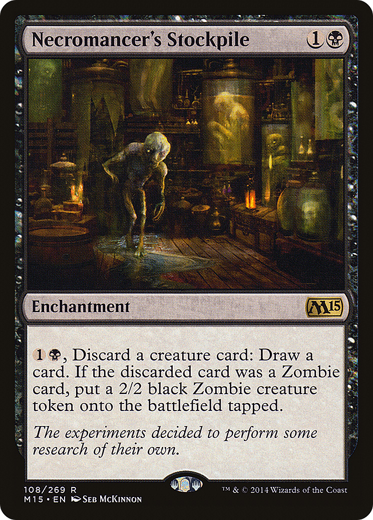 Necromancer's Stockpile (M15-108)  Foil - Magic 2015