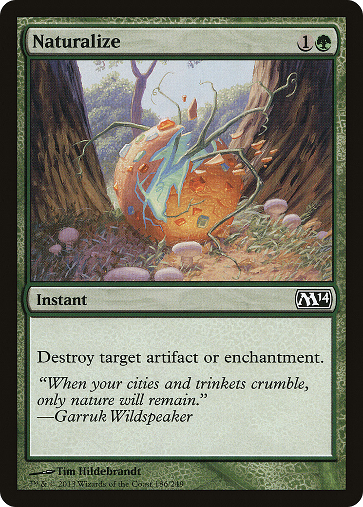 Naturalize (M14-186)  Foil - Magic 2014