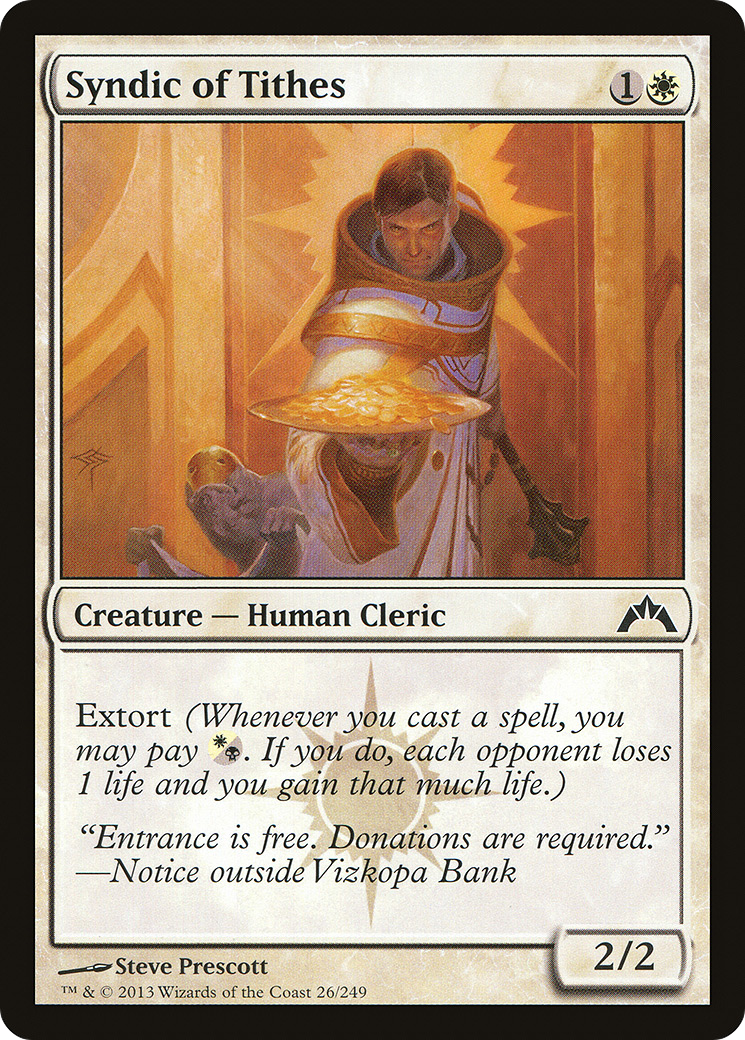 Syndic of Tithes (GTC-026)  Foil - Gatecrash