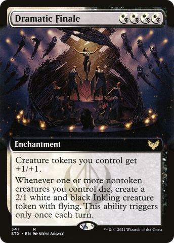Dramatic Finale (Extended Art) (STX-341)  Foil - Strixhaven: School of Mages: (Extended Art)