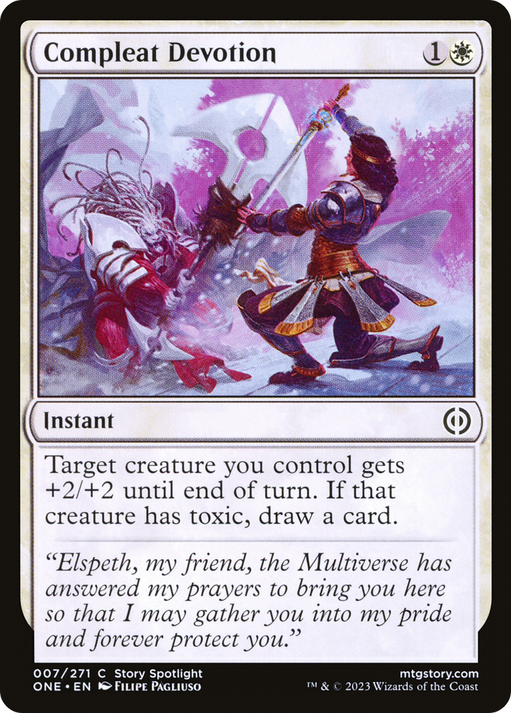 Compleat Devotion (ONE-007)  Foil - Phyrexia: All Will Be One