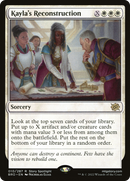 Kayla's Reconstruction (BRO-010)  Foil - The Brothers' War