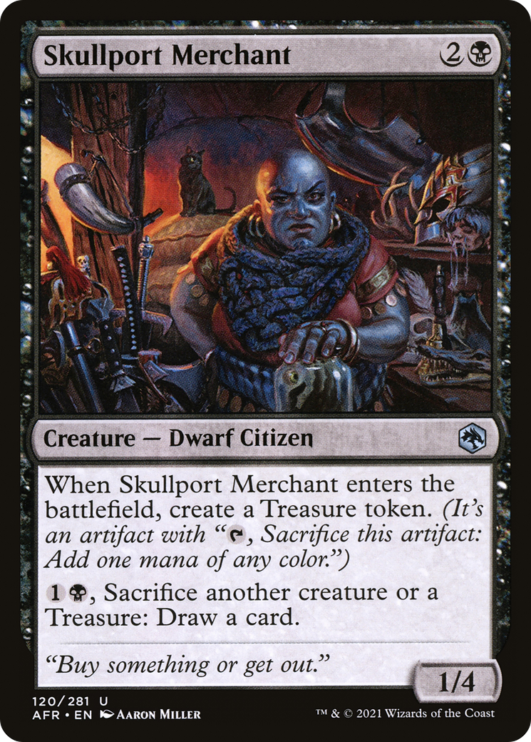 Skullport Merchant (AFR-120) - Adventures in the Forgotten Realms Foil