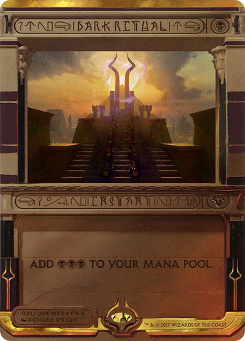 Dark Ritual (MPS2-021)  Foil - Amonkhet Invocations (Borderless)