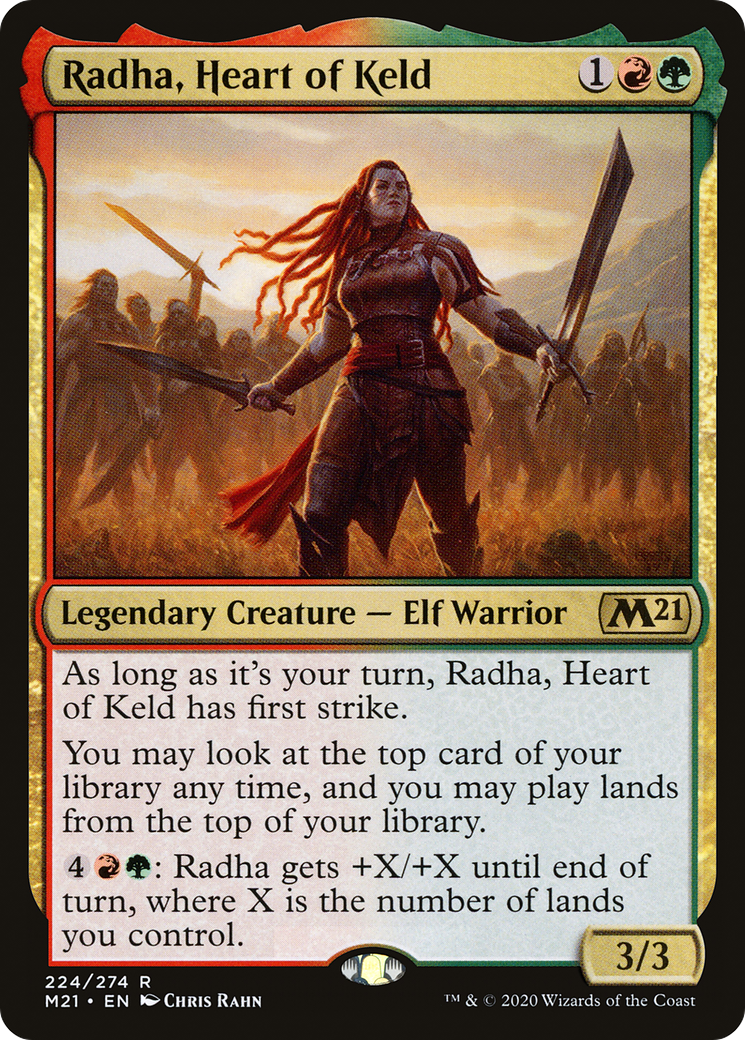 Radha, Heart of Keld (M21-224)  Foil - Core Set 2021