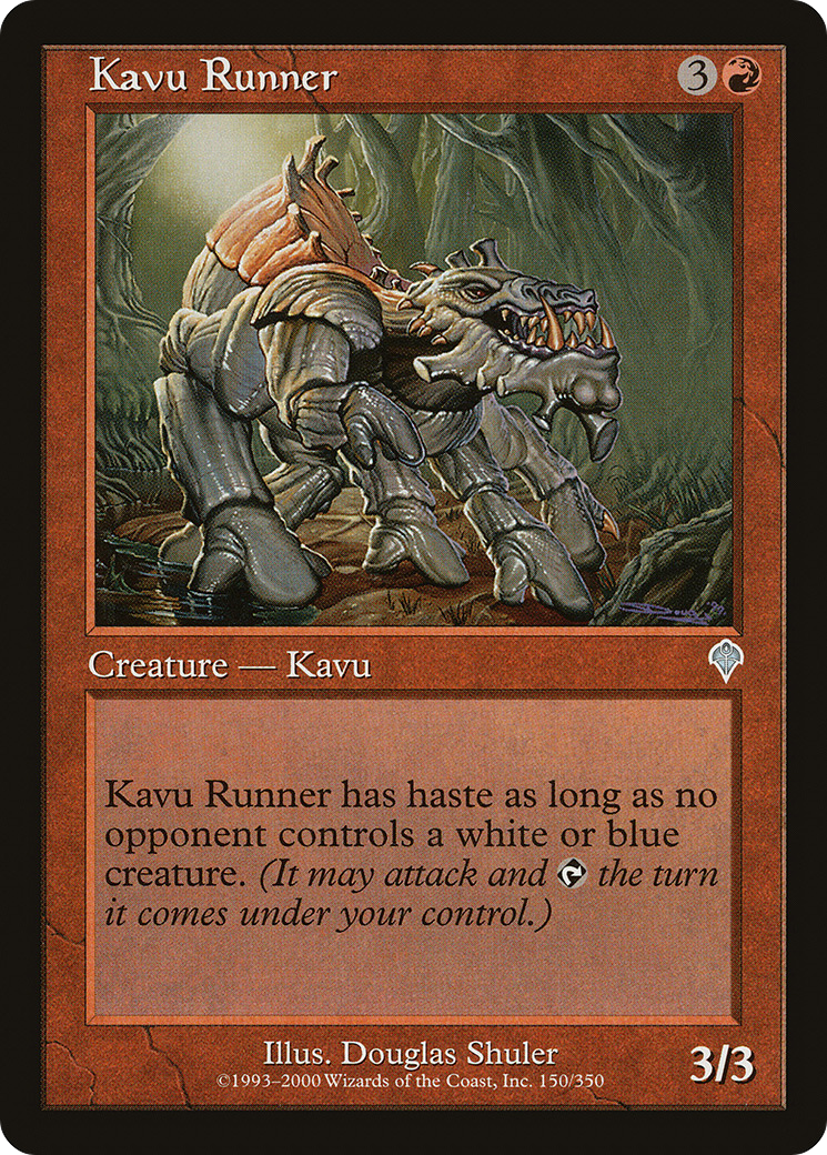 Kavu Runner (INV-150)  Foil - Invasion