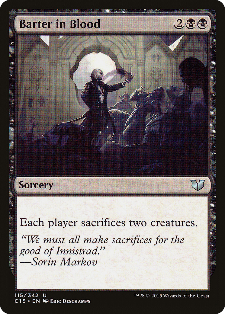 Barter in Blood (C15-115)  - Commander 2015