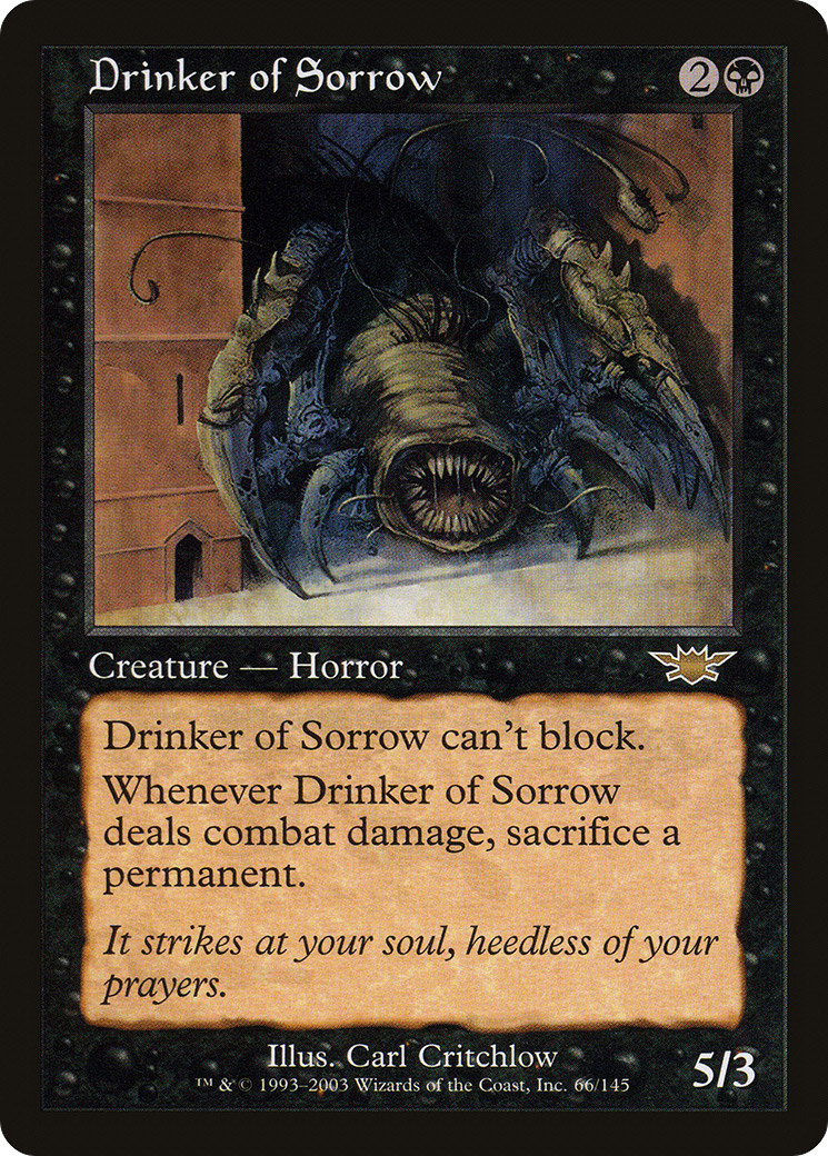Drinker of Sorrow (LGN-066)  Foil - Legions