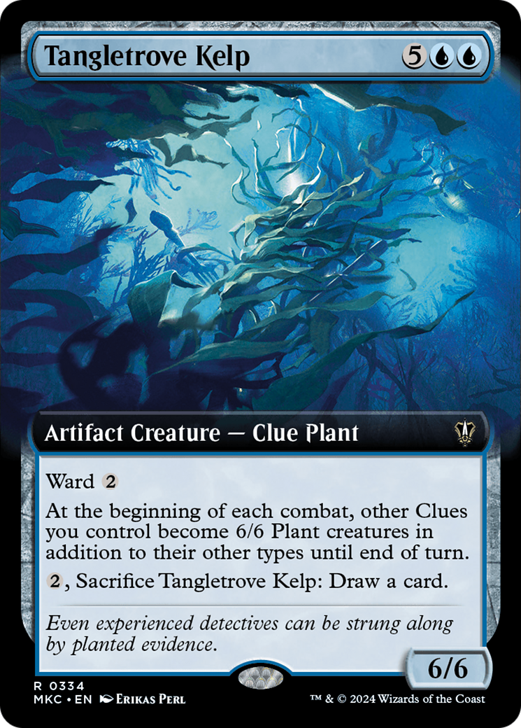 Tangletrove Kelp (Extended Art) (MKC-334)  - Murders at Karlov Manor Commander: (Extended Art)