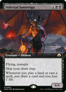 Infernal Sovereign (Extended Art) (MOC-083)  Foil - March of the Machine Commander: (Extended Art)
