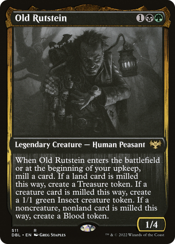 Old Rutstein (DBL-511)  Foil - Innistrad: Double Feature