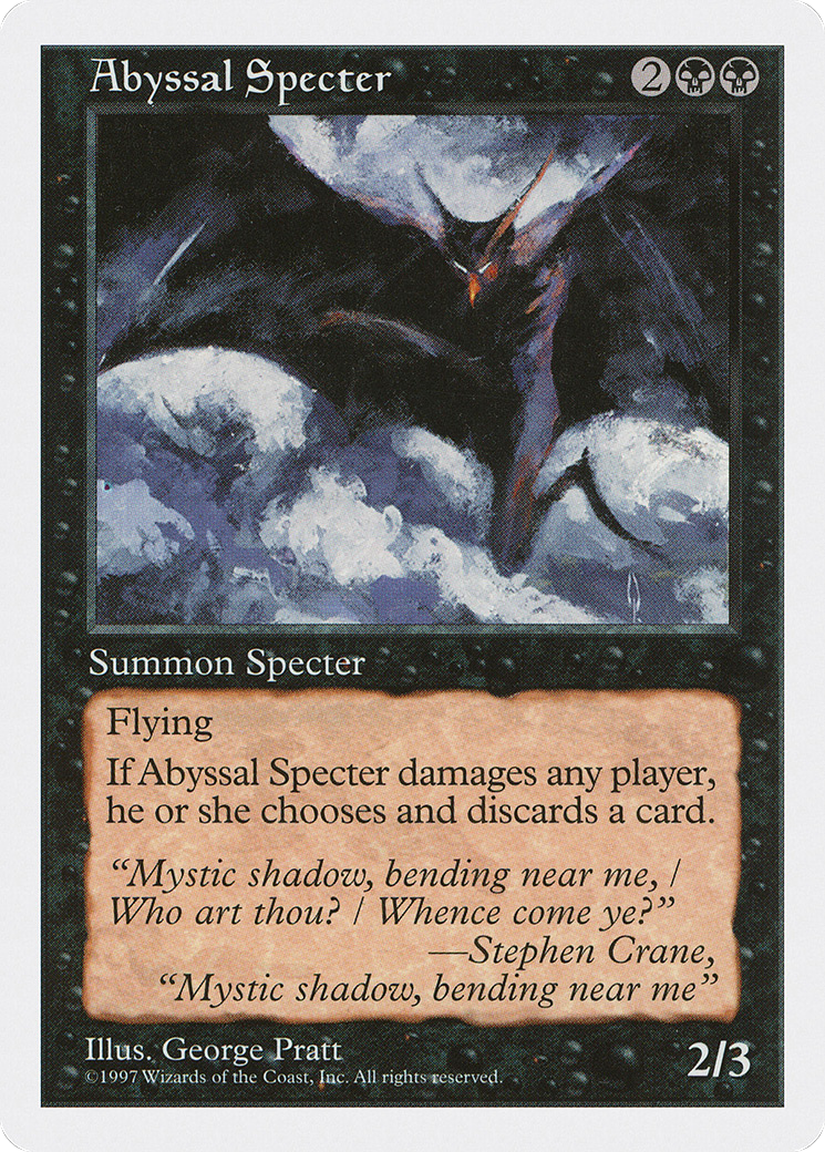 Abyssal Specter (5ED-)  - Fifth Edition