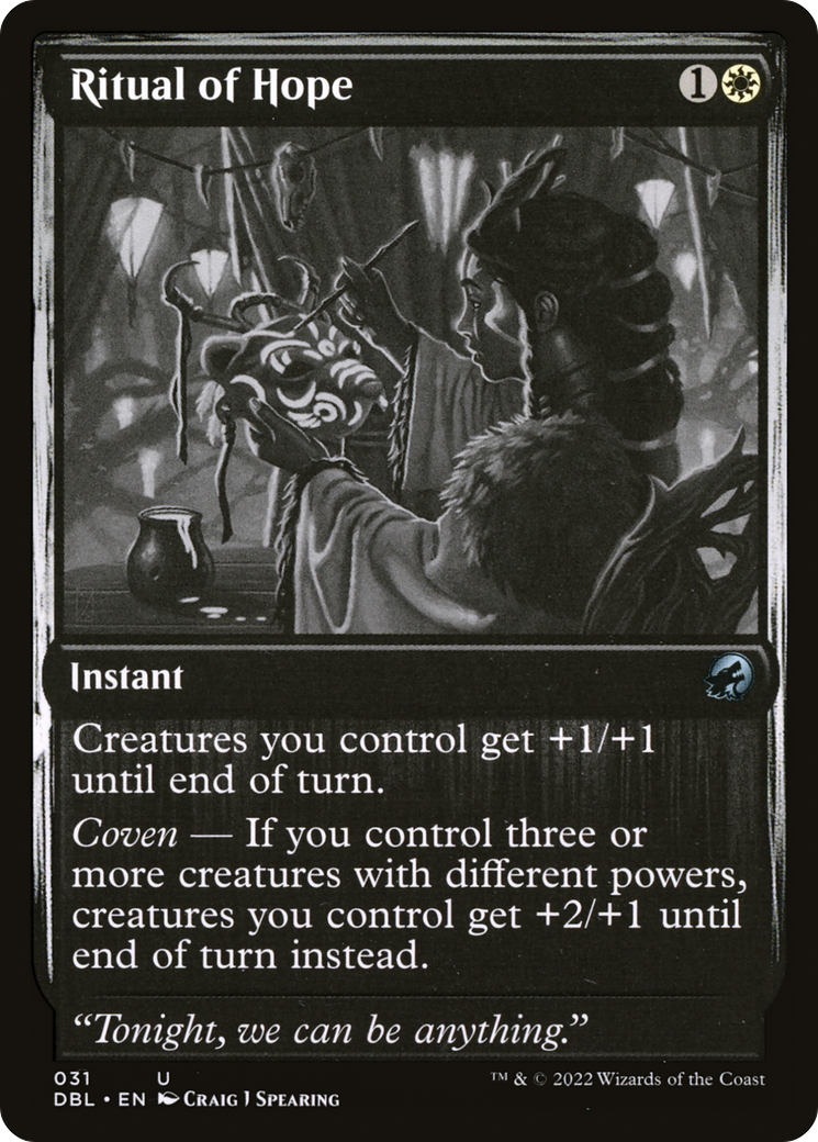 Ritual of Hope (DBL-031)  - Innistrad: Double Feature