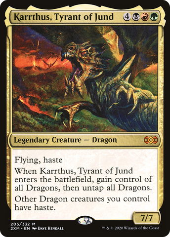 Karrthus, Tyrant of Jund (2XM-205)  - Double Masters