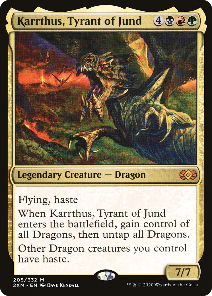 Karrthus, Tyrant of Jund (2XM-205)  Foil - Double Masters