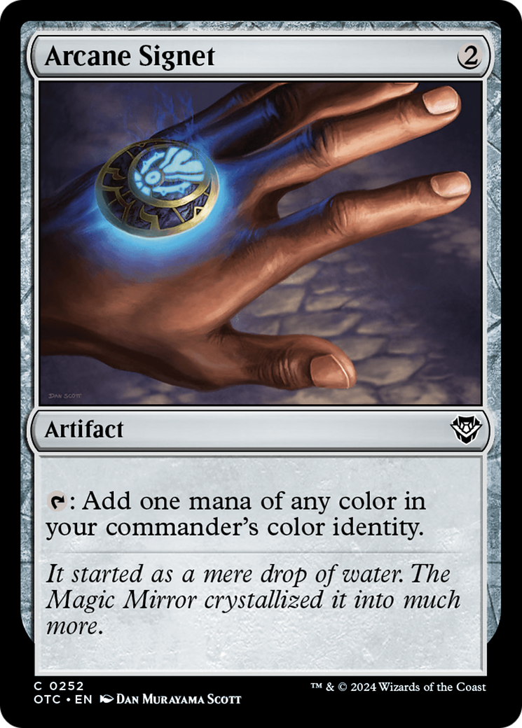 Arcane Signet (OTC-252)  - Outlaws of Thunder Junction Commander