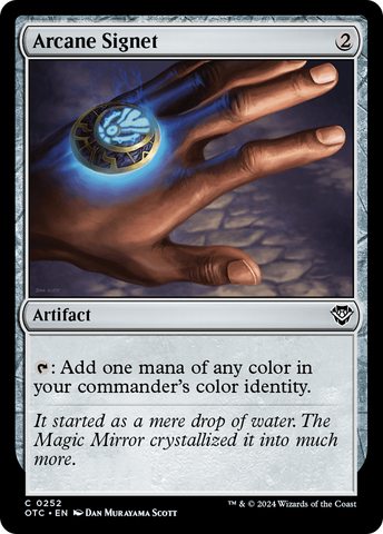Arcane Signet (OTC-252)  - Outlaws of Thunder Junction Commander