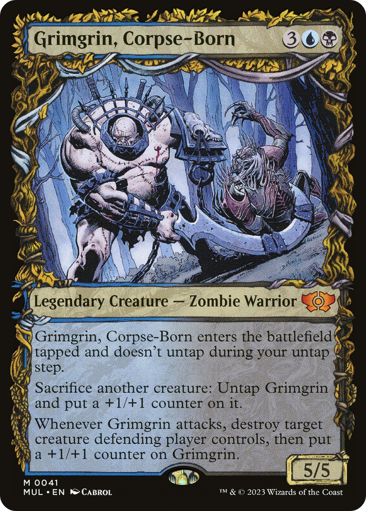 Grimgrin, Corpse-Born (MUL-041)  Foil - Multiverse Legends: (Showcase)
