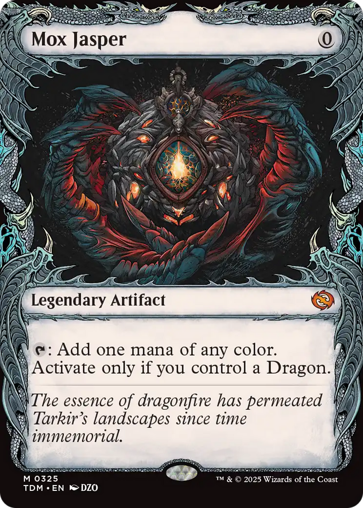 Mox Jasper (Showcase) (TDM-325)  Foil - Tarkir: Dragonstorm: (Showcase)