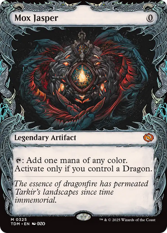 Mox Jasper (Showcase) (TDM-325)  Foil - Tarkir: Dragonstorm: (Showcase)
