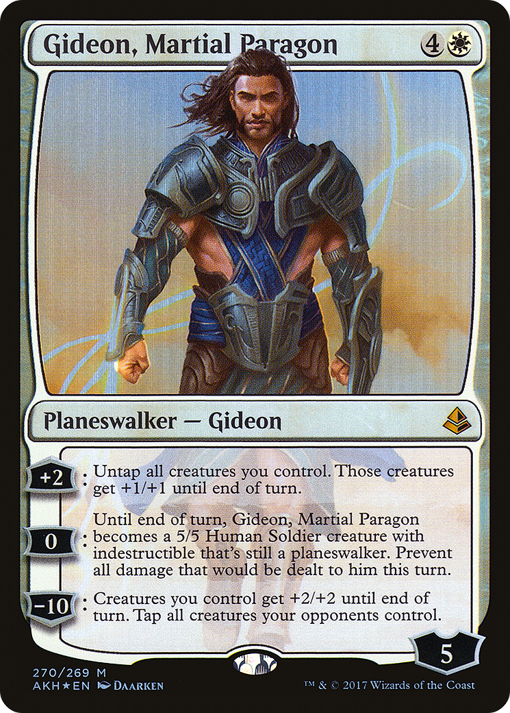 Gideon, Martial Paragon (AKH-270)  Foil - Amonkhet