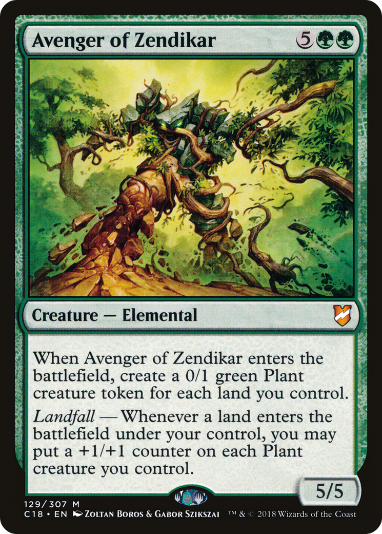 Avenger of Zendikar (C18-129)  - Commander 2018