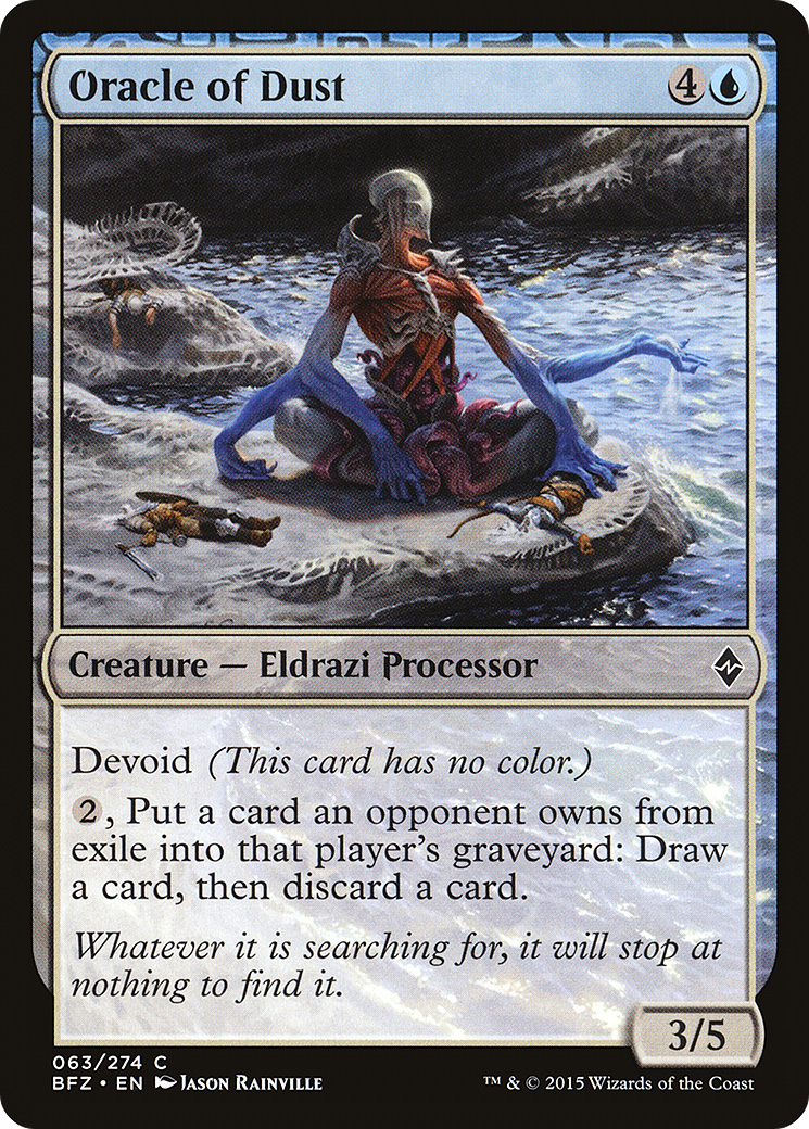 Oracle of Dust (BFZ-063)  Foil - Battle for Zendikar