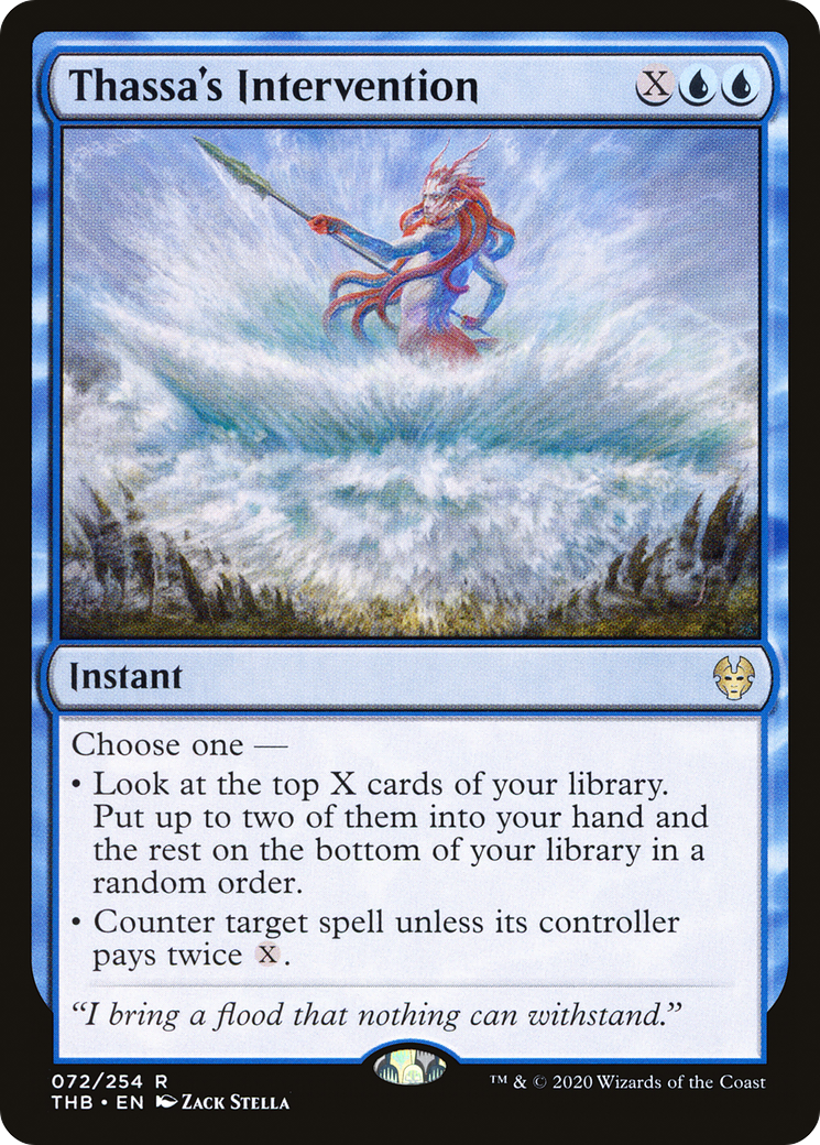Thassa's Intervention (THB-072)  Foil - Theros Beyond Death