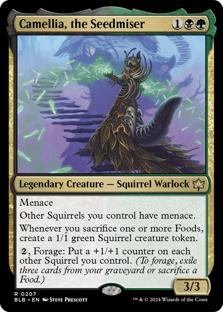 Camellia, the Seedmiser (BLB-207)  Foil - Bloomburrow