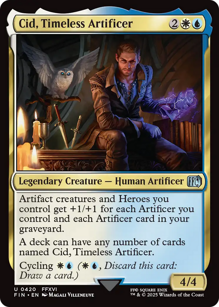 Cid, Timeless Artificer (0420) (FIN-420)  Foil - FINAL FANTASY