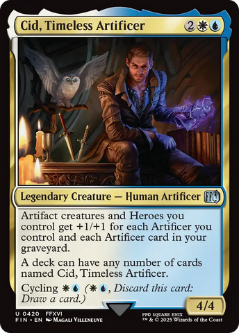 Cid, Timeless Artificer (0420) (FIN-420)  Foil - FINAL FANTASY