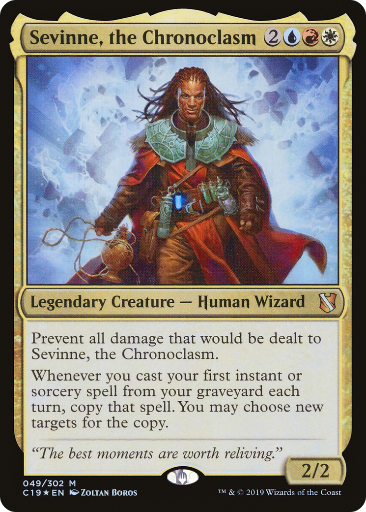 Sevinne, the Chronoclasm (C19-049)  Foil - Commander 2019