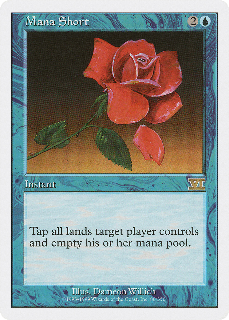 Mana Short (6ED-080)  - Classic Sixth Edition