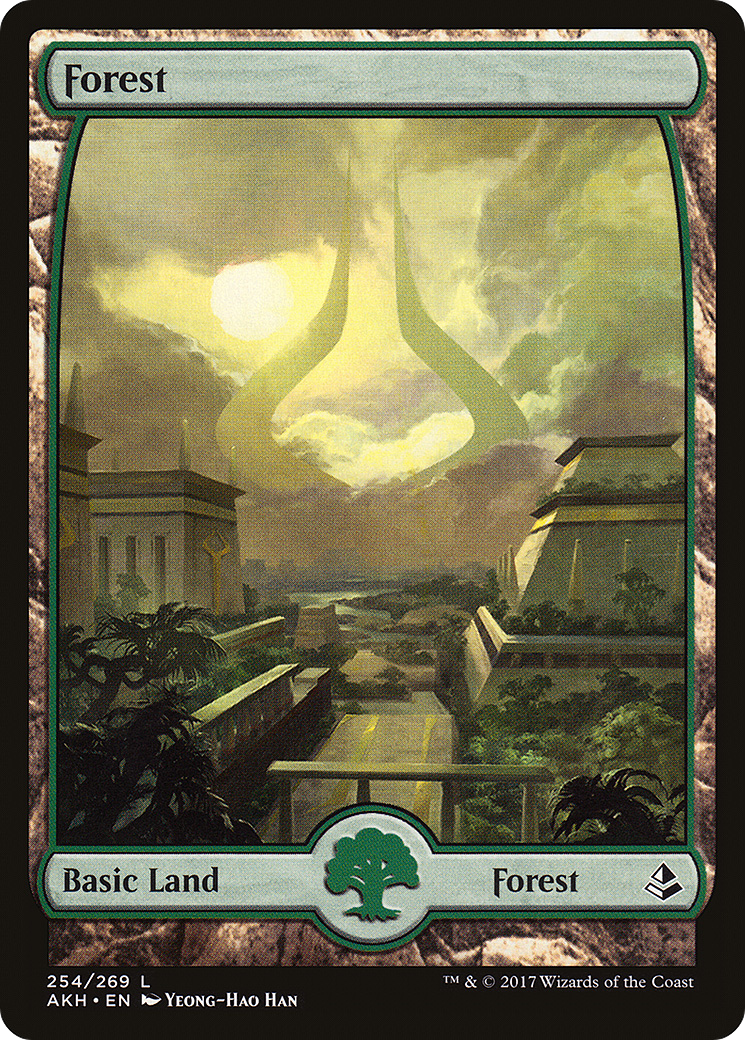 Forest (254) - Full Art (AKH-254)  Foil - Amonkhet