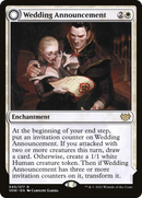Wedding Announcement (VOW-045)  Foil - Innistrad: Crimson Vow: (Double Faced Transform)