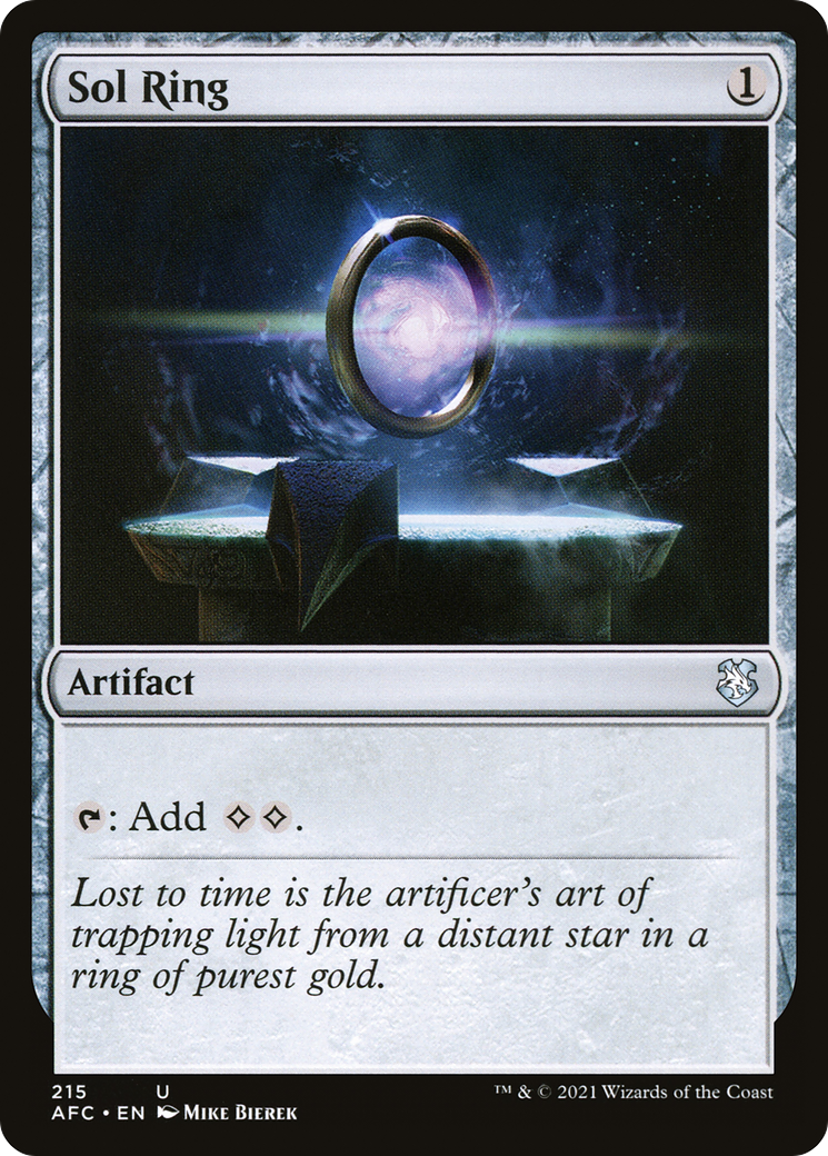 Sol Ring (AFC-215) - Adventures in the Forgotten Realms Commander