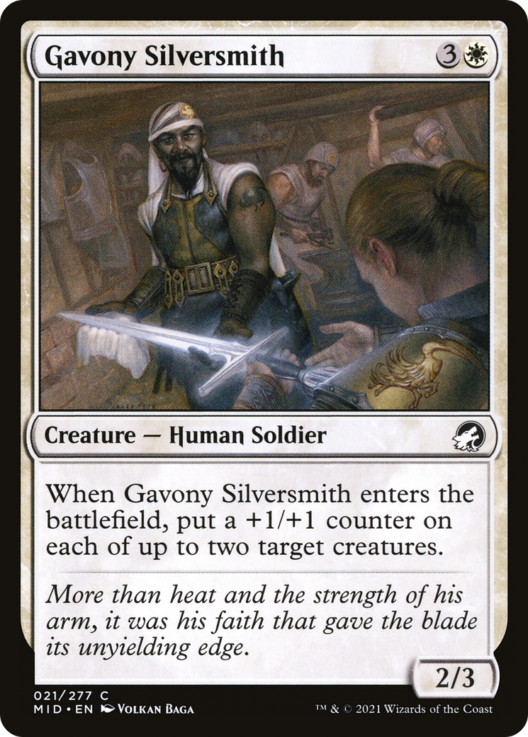 Gavony Silversmith (MID-021)  - Innistrad: Midnight Hunt