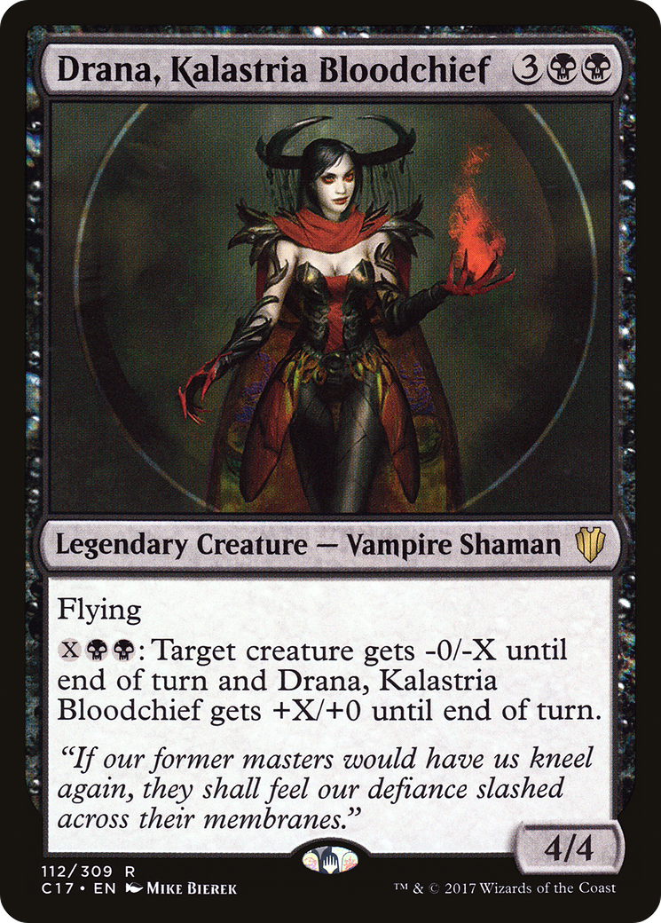 Drana, Kalastria Bloodchief (C17-112)  - Commander 2017