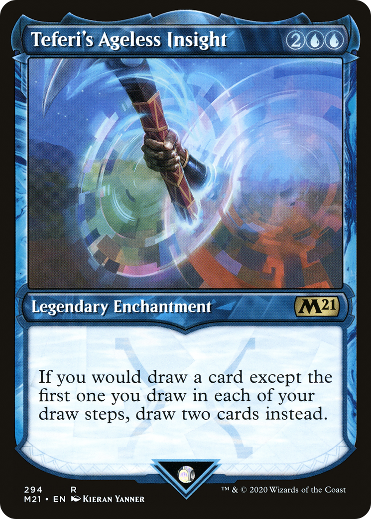 Teferi's Ageless Insight (Showcase) (M21-294)  Foil - Core Set 2021: (Showcase)