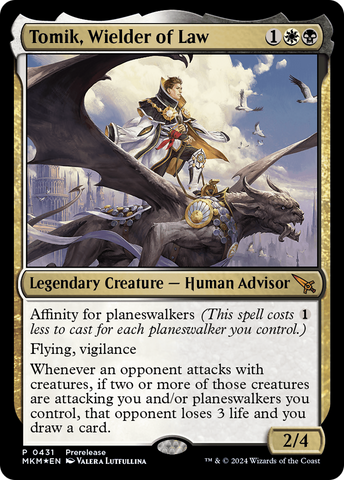 Tomik, Wielder of Law (PRE-431)  Foil - Murders at Karlov Manor