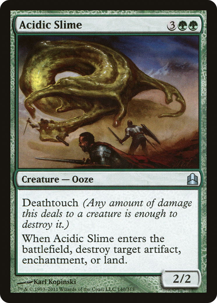 Acidic Slime (CMD-140)  - Commander 2011
